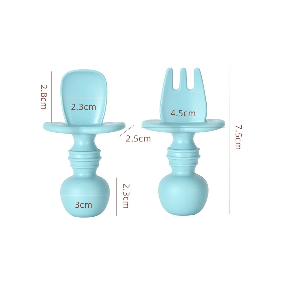 Short-Grip Fork & Spoon Set