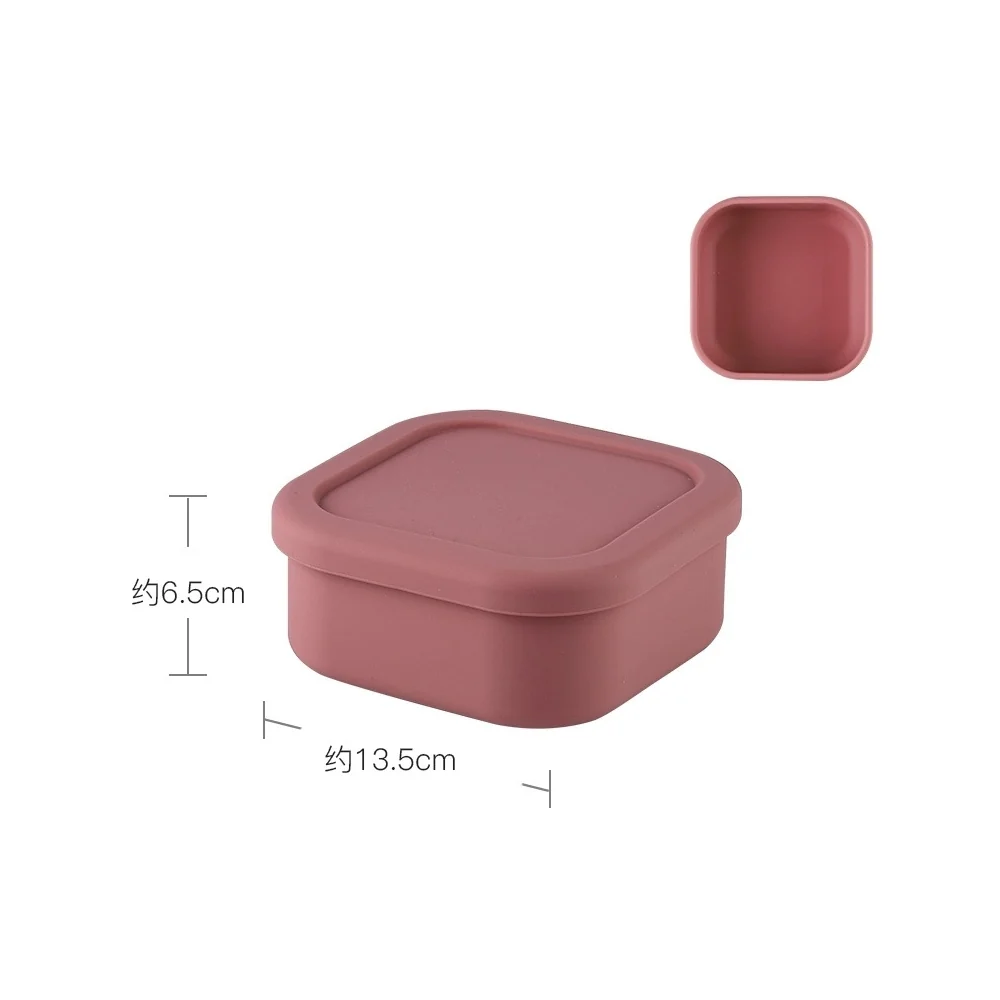 Square Silicone Lunch Box