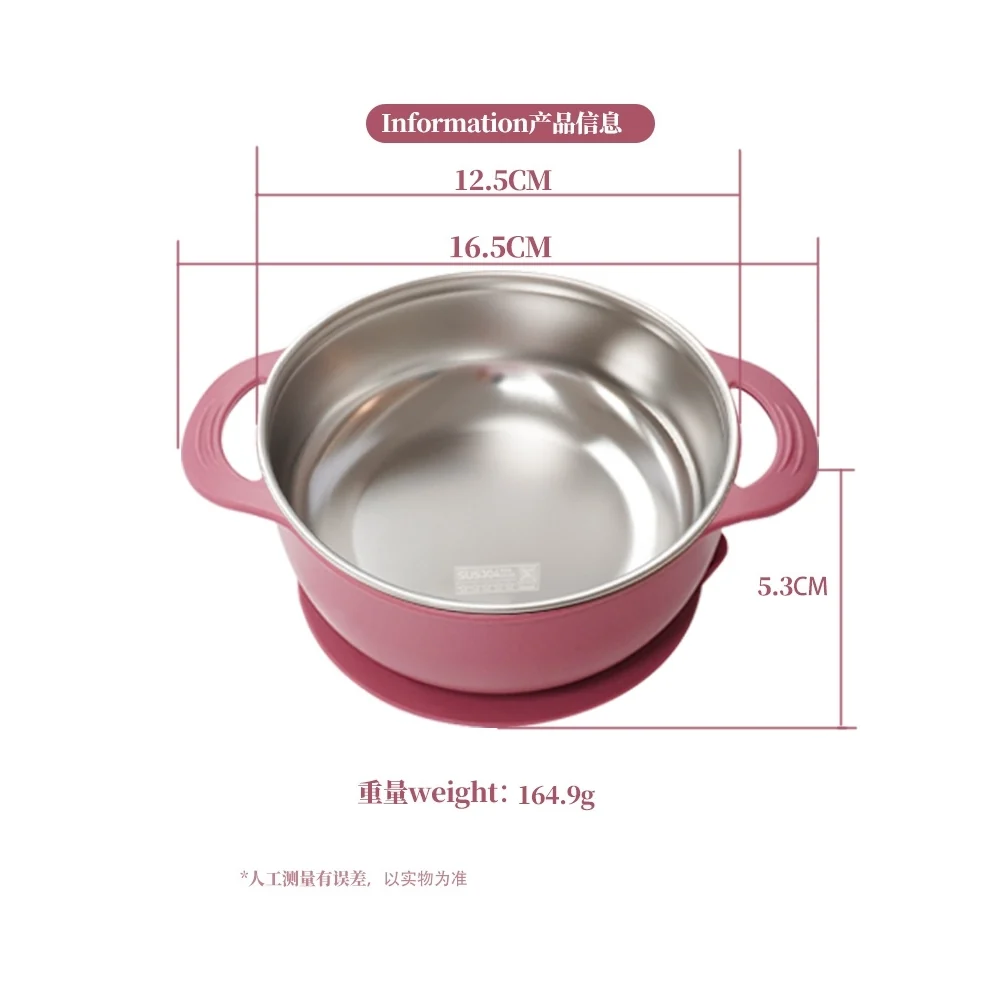 Stainless Steel Double-Handle Bowl