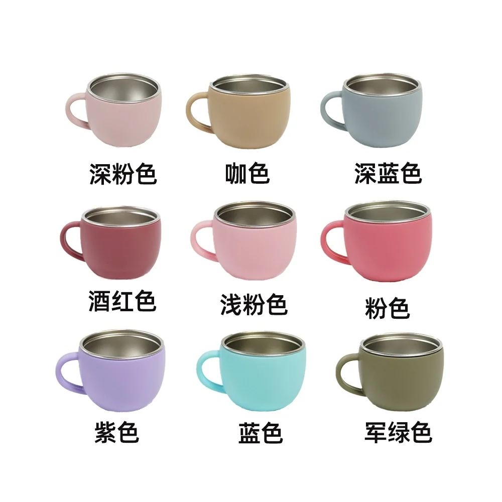 Stainless Steel Single-Handle Cup